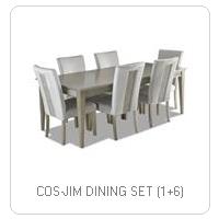 COS-JIM DINING SET (1+6)